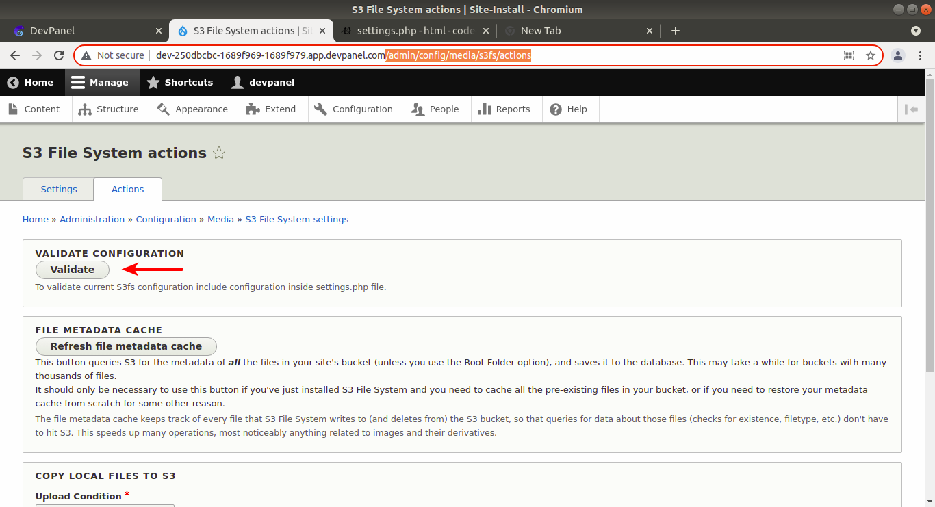 s3fs-06-admin-config-media-s3fs-actions-validate.png