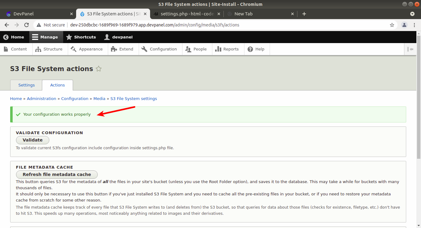 s3fs-07-admin-config-media-s3fs-actions-validate-ok.png